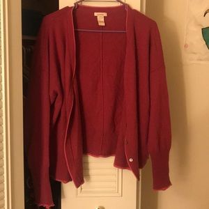 Pink cashmere cardigan
